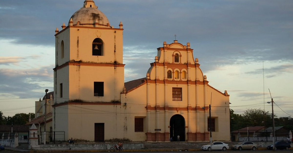 Colonial Catholic church in Sutiaba near León, Nicaragua