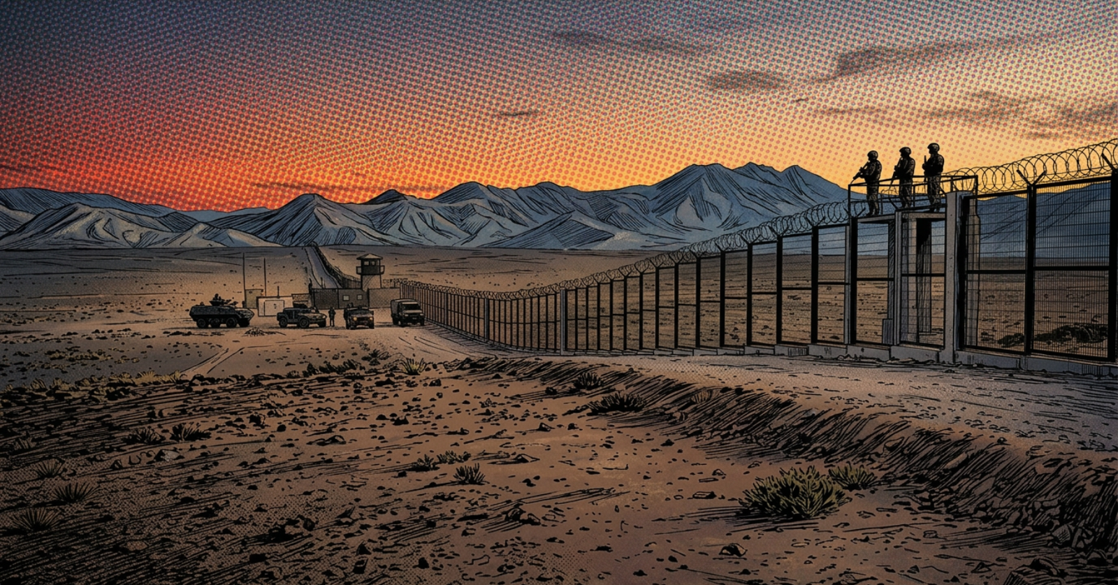 Chile border militarization and military control of the northern border