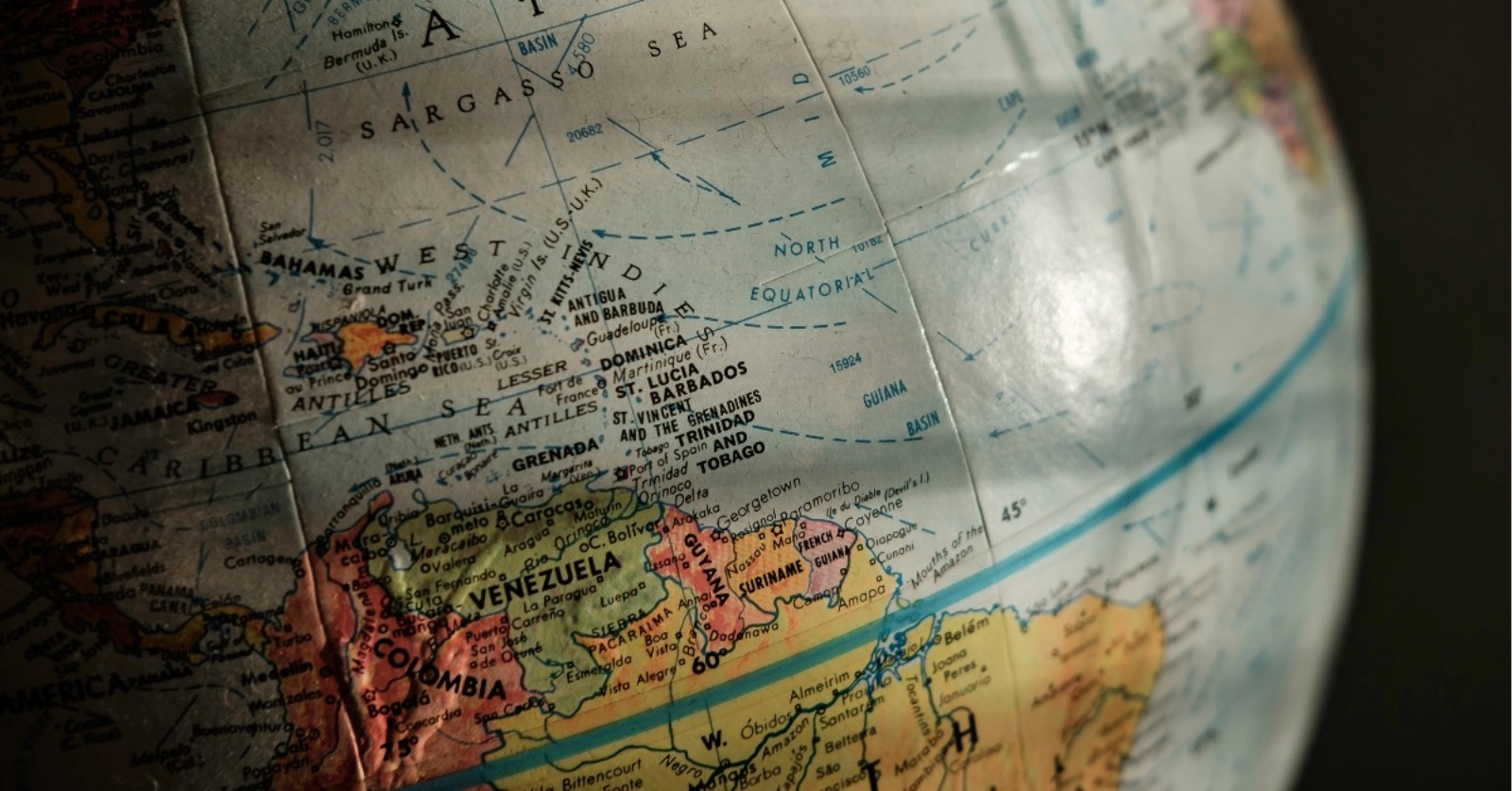Map of Venezuela and northern South America showing regional geography relevant to the Venezuela migration crisis